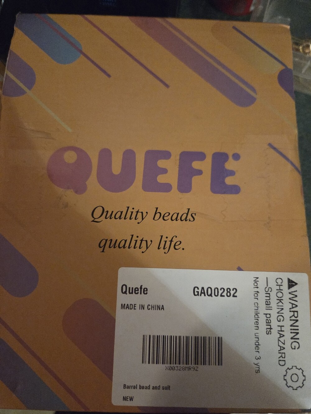 NWT Quefe Barrell and Suits Bead Kit
